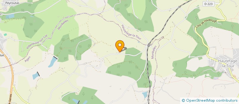 localisation de l'entreprise MONSIEUR JEAN CALLIGARIS  MONBALEN