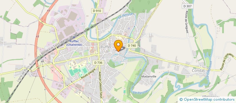 localisation de l'entreprise MONSIEUR JEAN CALLUAUD  NANTEUIL-EN-VALLEE