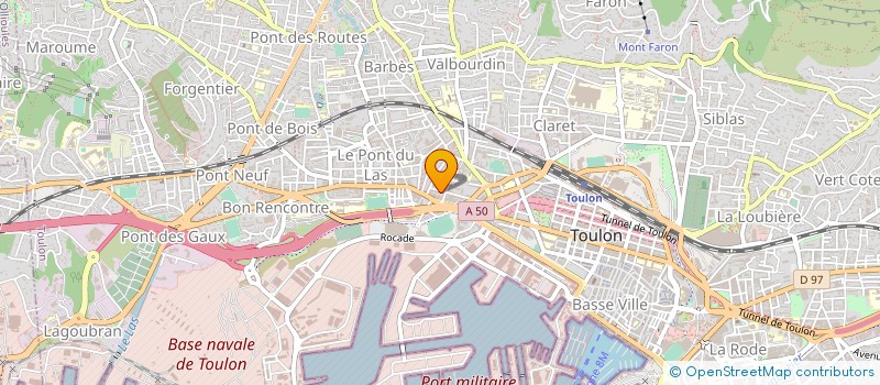 localisation de l'entreprise MONSIEUR JEAN CALM  TOULON