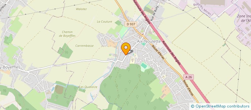 localisation de l'entreprise MONSIEUR JEAN CALONNE  AIX-NOULETTE