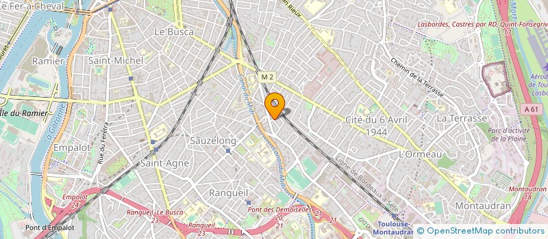 localisation de l'entreprise MONSIEUR JEAN CALVET à TOULOUSE
