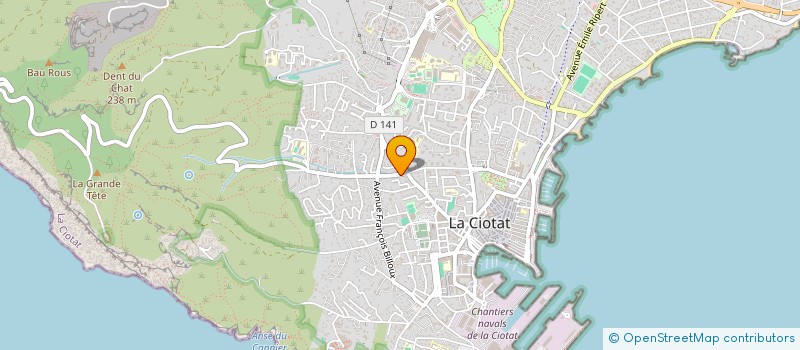 localisation de l'entreprise MONSIEUR JEAN CALVO à LA CIOTAT
