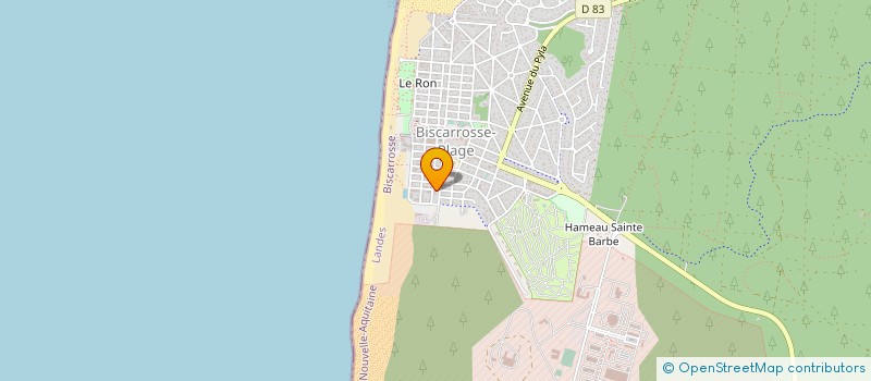 localisation de l'entreprise MONSIEUR JEAN CAMELEYRE  BISCARROSSE