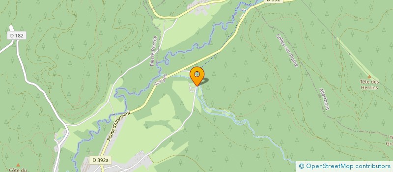 localisation de l'entreprise MONSIEUR JEAN-CAMILLE BLANC  CELLES-SUR-PLAINE