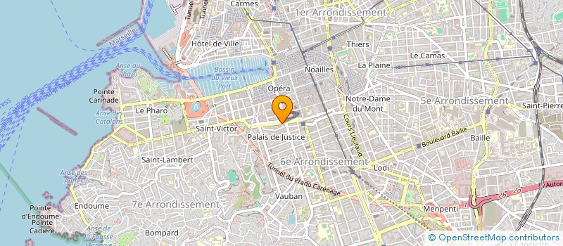 localisation de l'entreprise MONSIEUR JEAN CAMPANA  MARSEILLE