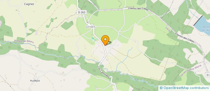 localisation de l'entreprise MONSIEUR JEAN CAMPORA  CESCAU