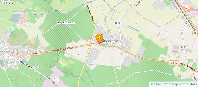 localisation de l'entreprise MONSIEUR JEAN CAMPOS  MONTESCOT