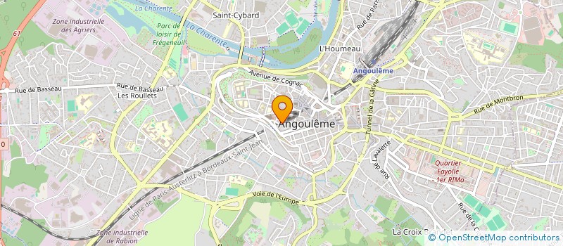 localisation de l'entreprise MONSIEUR JEAN CAMUS à ANGOULEME