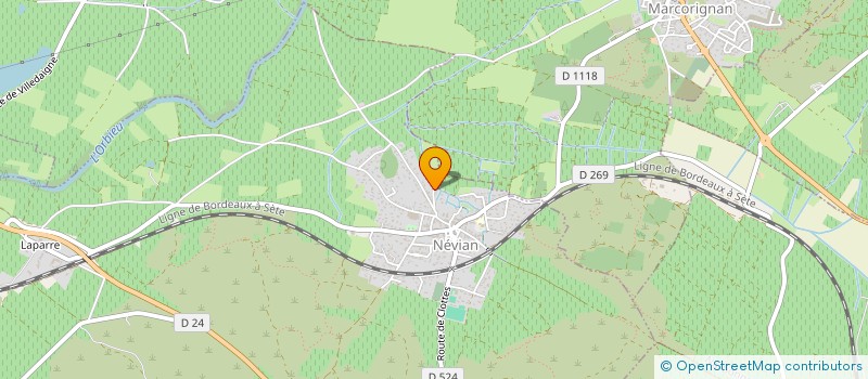 localisation de l'entreprise MONSIEUR JEAN CAMUS  NEVIAN