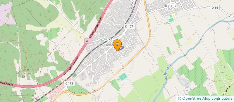 localisation de l'entreprise MONSIEUR JEAN CANADAS  UCHAUD