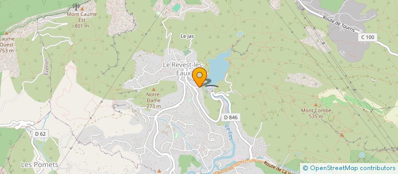 localisation de l'entreprise MONSIEUR JEAN CANAL  LE REVEST-LES-EAUX