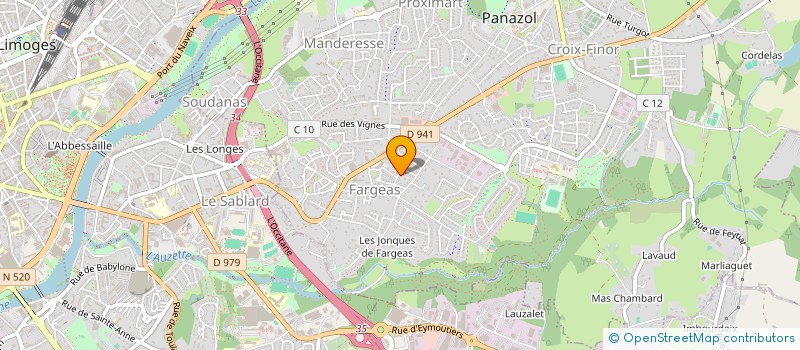 localisation de l'entreprise MONSIEUR JEAN CANCES à PANAZOL