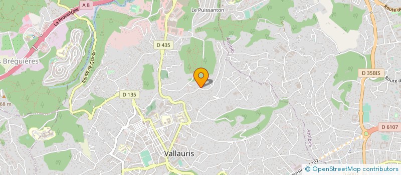 localisation de l'entreprise MONSIEUR JEAN CANCILLERI à VALLAURIS