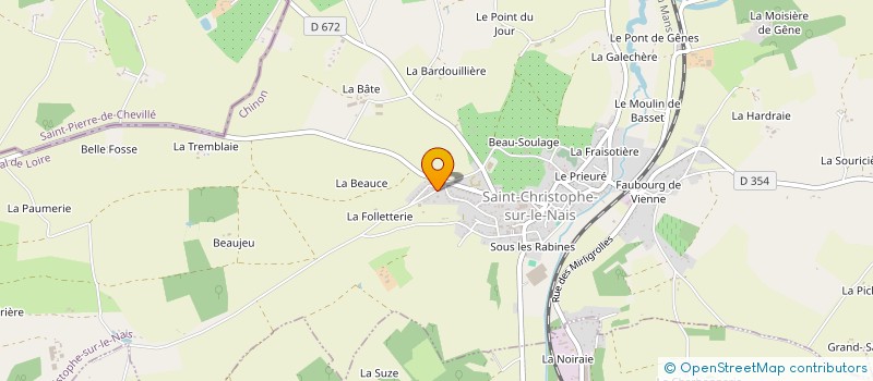 localisation de l'entreprise MONSIEUR JEAN CANDAT à SAINT-CHRISTOPHE-SUR-LE-NAIS