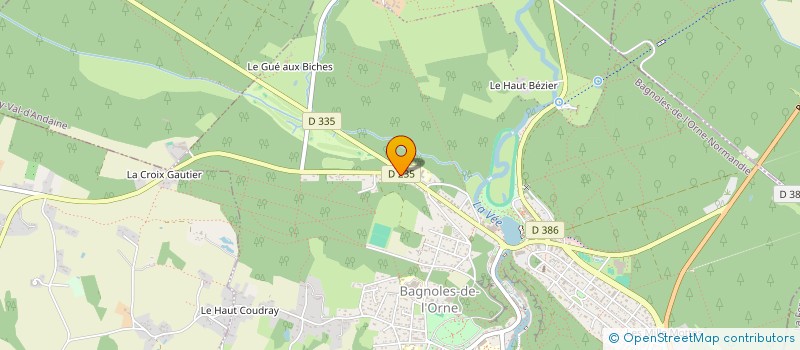 localisation de l'entreprise MONSIEUR JEAN CANDILLE à BAGNOLES DE L'ORNE NORMANDIE
