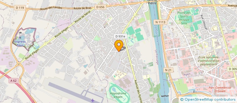 localisation de l'entreprise MONSIEUR JEAN CANIE  LE PASSAGE