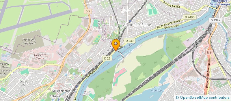 localisation de l'entreprise MONSIEUR JEAN CANSIER  ABLON SUR SEINE