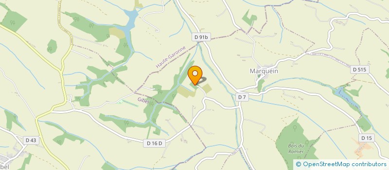 localisation de l'entreprise MONSIEUR JEAN CANTEINS  MARQUEIN