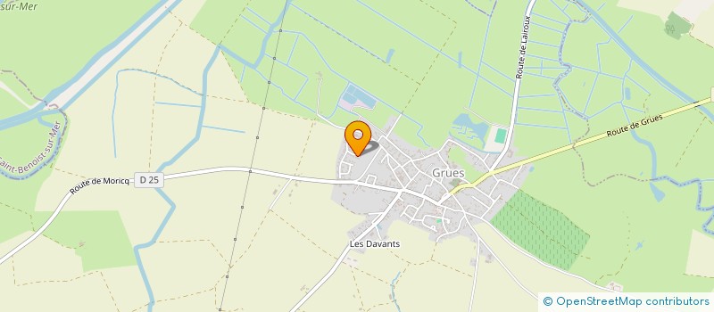 localisation de l'entreprise MONSIEUR JEAN CANTETEAU  GRUES