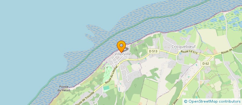 localisation de l'entreprise MONSIEUR JEAN CANU  VILLERVILLE