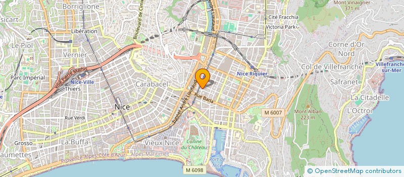 localisation de l'entreprise MONSIEUR JEAN CAPDEVIELLE à NICE