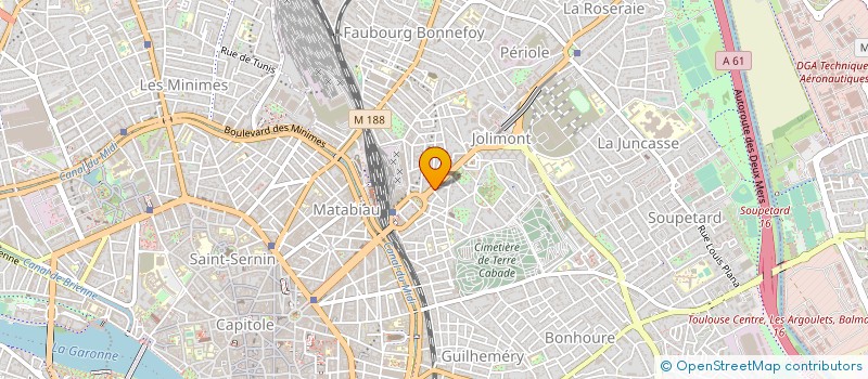 localisation de l'entreprise MONSIEUR JEAN CAPECCHI à TOULOUSE