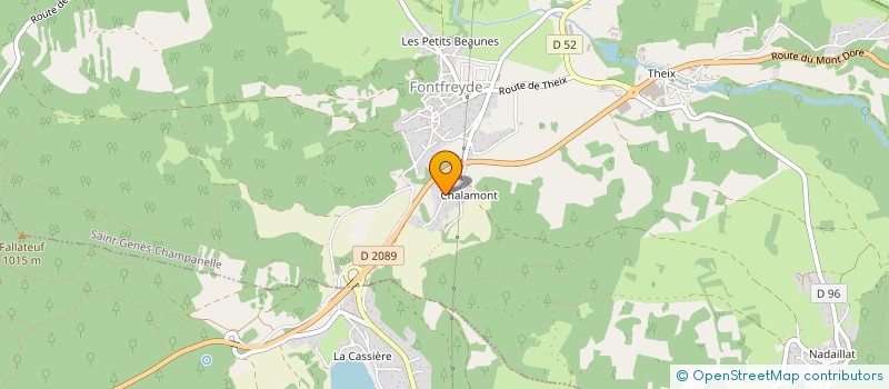 localisation de l'entreprise MONSIEUR JEAN CAPEL  SAINT-GENES-CHAMPANELLE