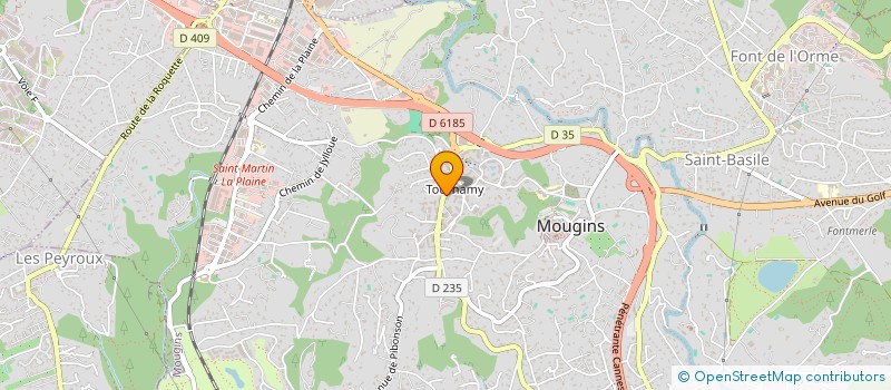 localisation de l'entreprise MONSIEUR JEAN CAPELAND à MOUGINS