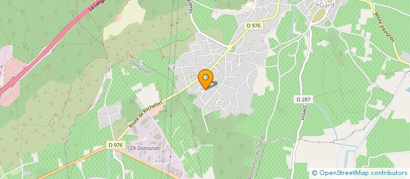 localisation de l'entreprise MONSIEUR JEAN CAPELLI  ROCHEFORT-DU-GARD