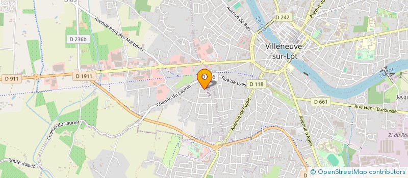 localisation de l'entreprise MONSIEUR JEAN CAPESPINE  BIAS