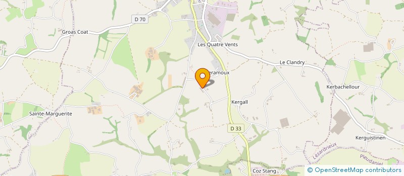 localisation de l'entreprise MONSIEUR JEAN CAPITAINE  PLEUMEUR-GAUTIER