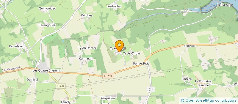 localisation de l'entreprise MONSIEUR JEAN CAPITAINE  ARGOL