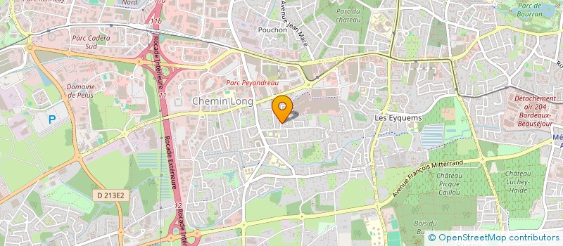 localisation de l'entreprise MONSIEUR JEAN CAPLANNE  MERIGNAC