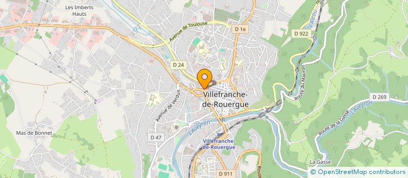 localisation de l'entreprise MONSIEUR JEAN CAPY  VILLEFRANCHE-DE-ROUERGUE
