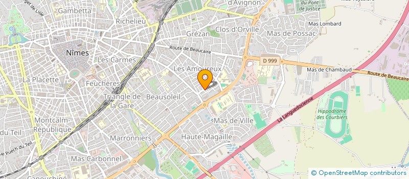 localisation de l'entreprise MONSIEUR JEAN CARAGOL  NIMES