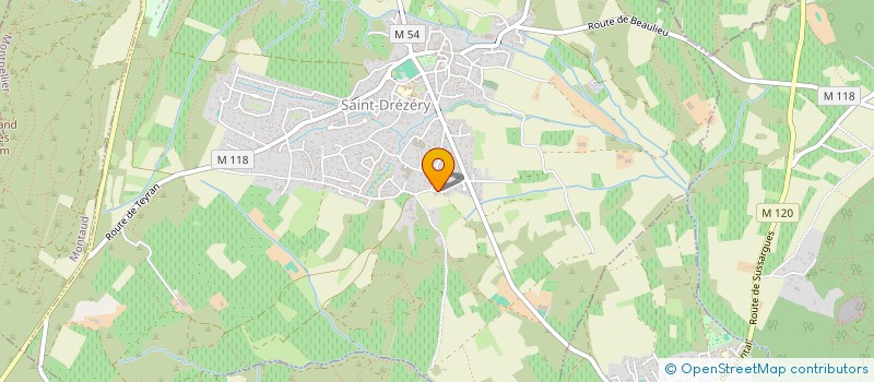 localisation de l'entreprise MONSIEUR JEAN CARAYON-DURAND  SAINT-DREZERY