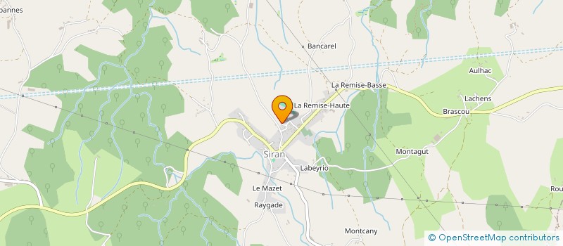localisation de l'entreprise MONSIEUR JEAN CARDALIAGUET à SIRAN