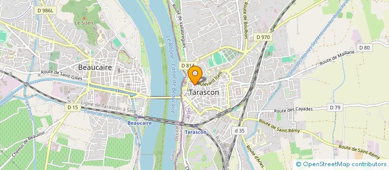 localisation de l'entreprise MONSIEUR JEAN CARGOL  TARASCON