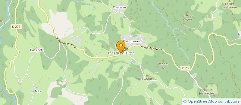 localisation de l'entreprise MONSIEUR JEAN CARIOU  LAPRUGNE