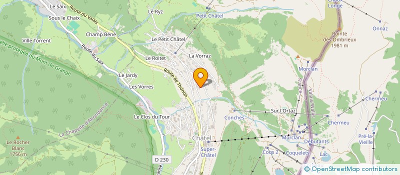 localisation de l'entreprise MONSIEUR JEAN CARLIER à CHATEL