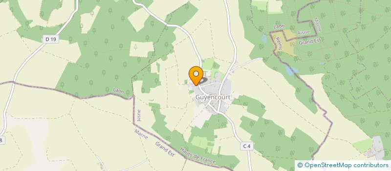 localisation de l'entreprise MONSIEUR JEAN CARLIER  ROUCY