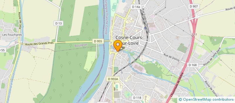 localisation de l'entreprise MONSIEUR JEAN CARLIER à COSNE-COURS-SUR-LOIRE