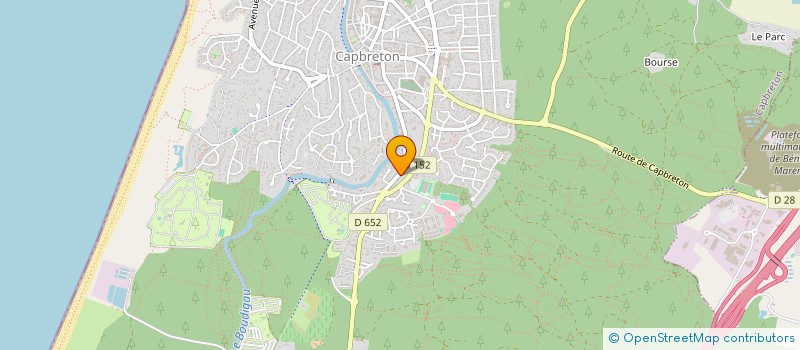 localisation de l'entreprise MONSIEUR JEAN CARLIER  CAPBRETON