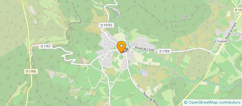 localisation de l'entreprise MONSIEUR JEAN CARLIER  LAURET