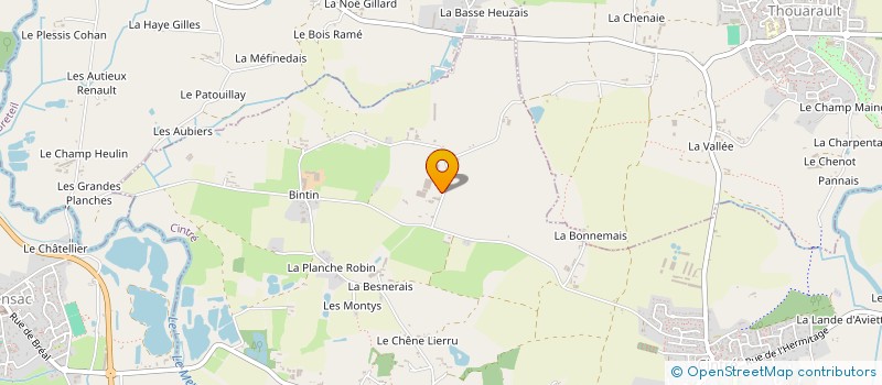 localisation de l'entreprise MONSIEUR JEAN-CARLO PIZZINI  CINTRE