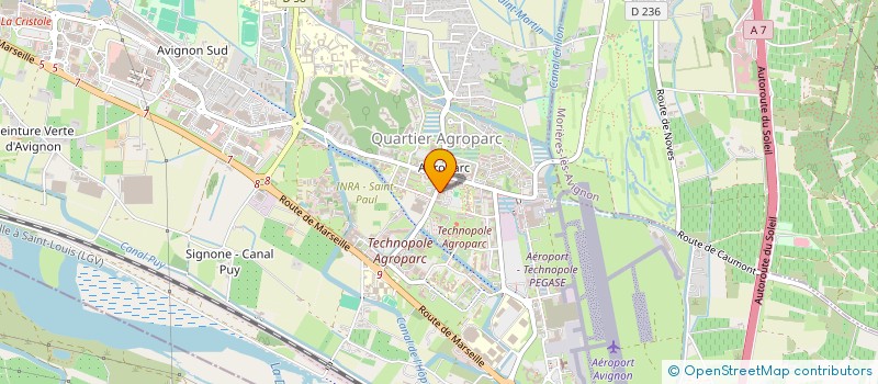 localisation de l'entreprise MONSIEUR JEAN CARMERET  AVIGNON