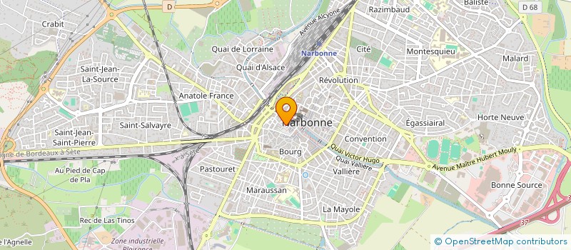 localisation de l'entreprise MONSIEUR JEAN CARMONA  NARBONNE