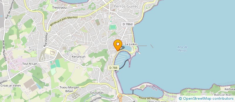 localisation de l'entreprise MONSIEUR JEAN CARMOUZE  PERROS-GUIREC