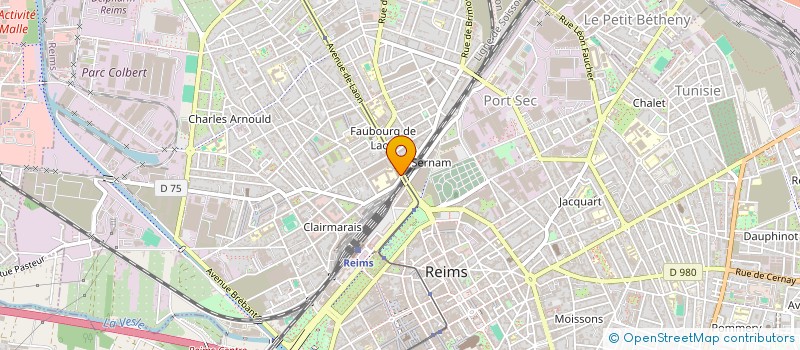 localisation de l'entreprise MONSIEUR JEAN CARON à REIMS