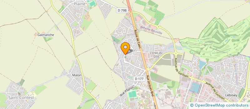 localisation de l'entreprise MONSIEUR JEAN CARON  COLOMBY-ANGUERNY